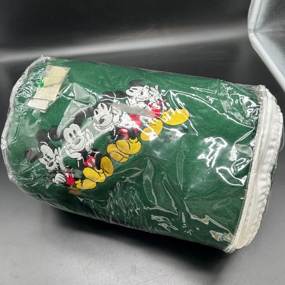 Disney Mickey Mouse Fleece Throw Blanket Crown Crafts Arctic‎ Plush Embroidered